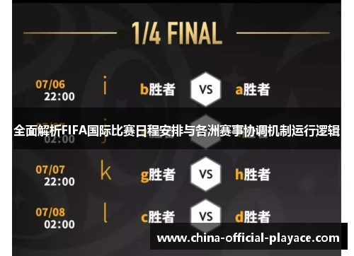 全面解析FIFA国际比赛日程安排与各洲赛事协调机制运行逻辑 全面解析FIFA国际比赛日程安排与各洲赛事协调机制运行逻辑